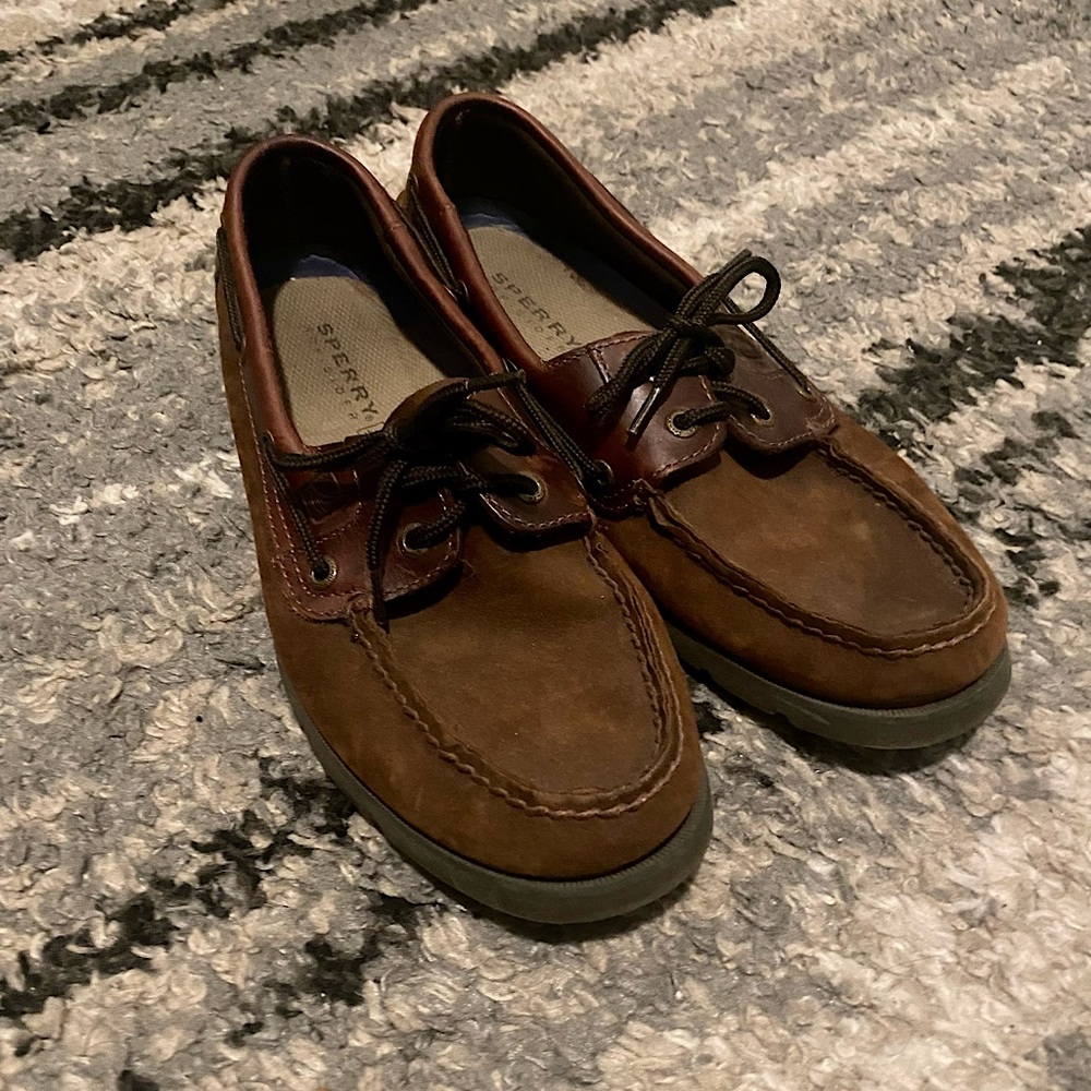 Sperry Topsider Brown Tan Size 9